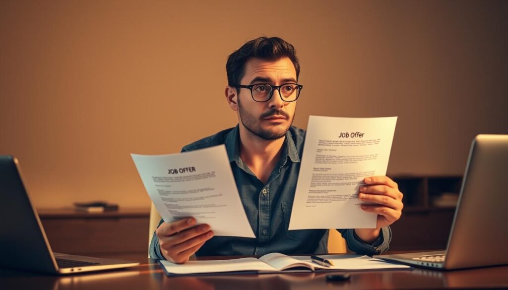 deciding between job offers